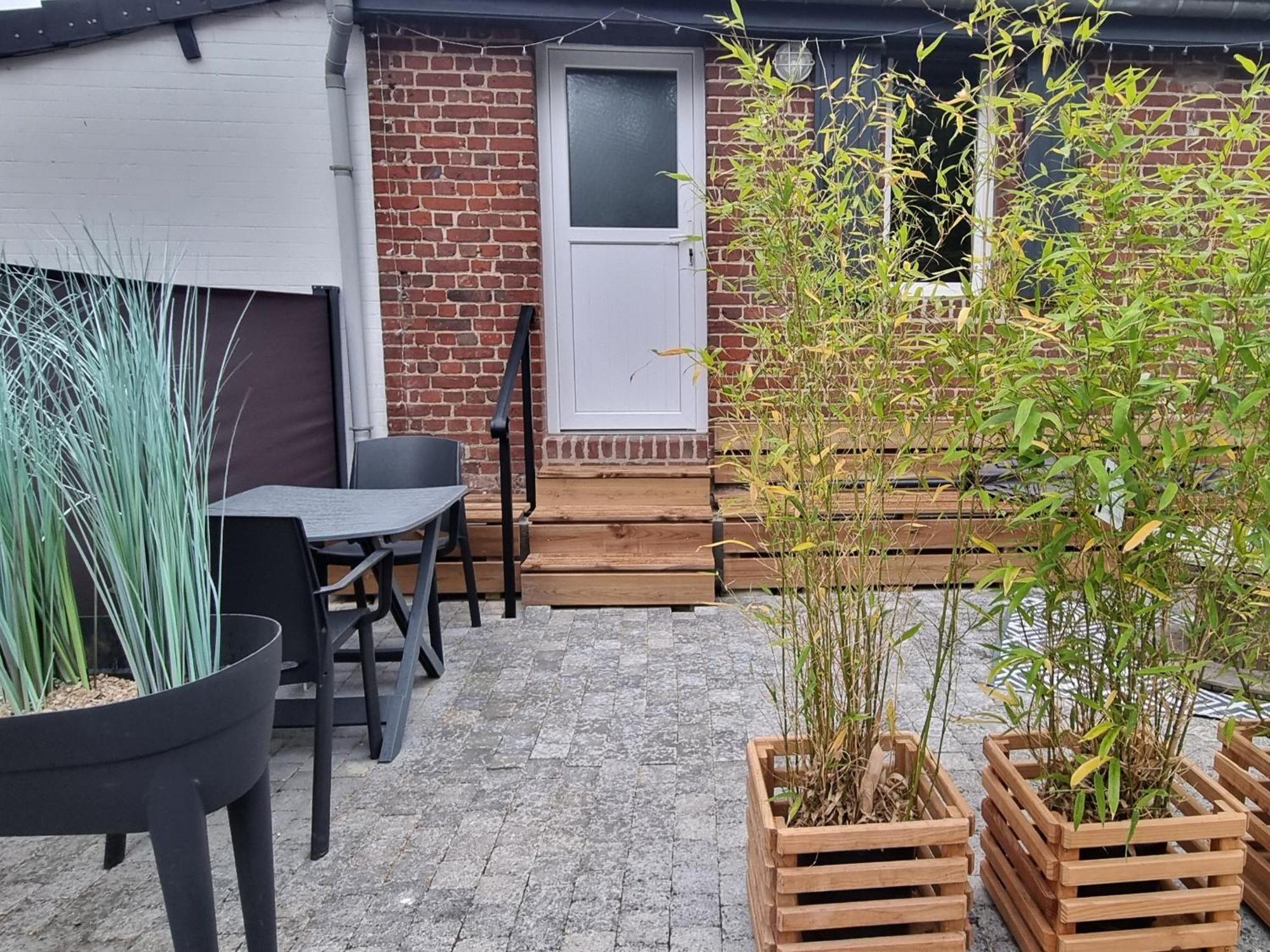 Studio indépendant avec terrasse vue jardin Beauchamps  Habitación foto